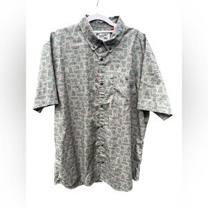 Howlers Brothers Mansfield Tiki tribal short sleeve button up shirt-XL